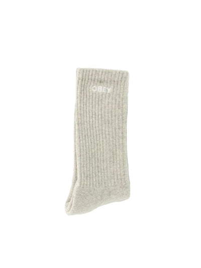 Chaussettes Obey 'Bold' - Gris cendré