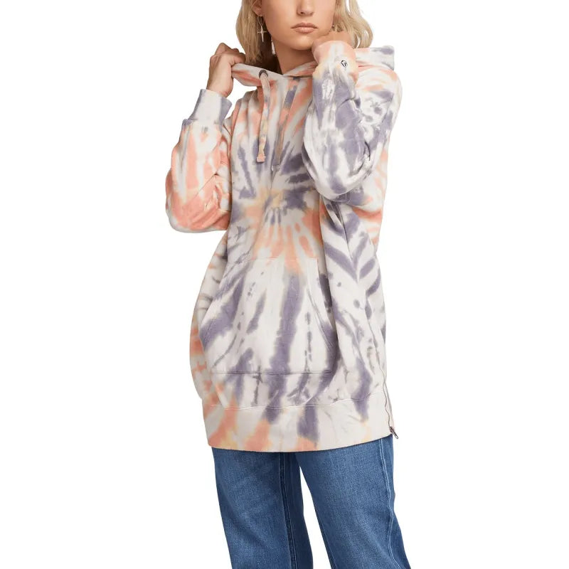 Chandail à Capuche Volcom 'Zipn N Tripn' - Tie-Dye Multi (Femme)