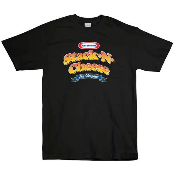 40’s & Shorties 'Stack N Cheese' Tee - Black