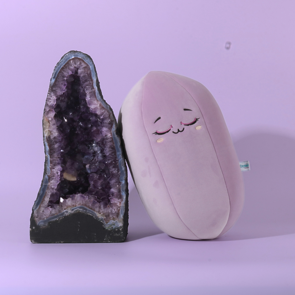 Peluche Cristal 💗 Peluches en forme de cristaux 💜 propulsés par des cristaux