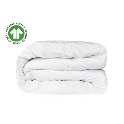 Couvre-duvet essentiel en percale biologique