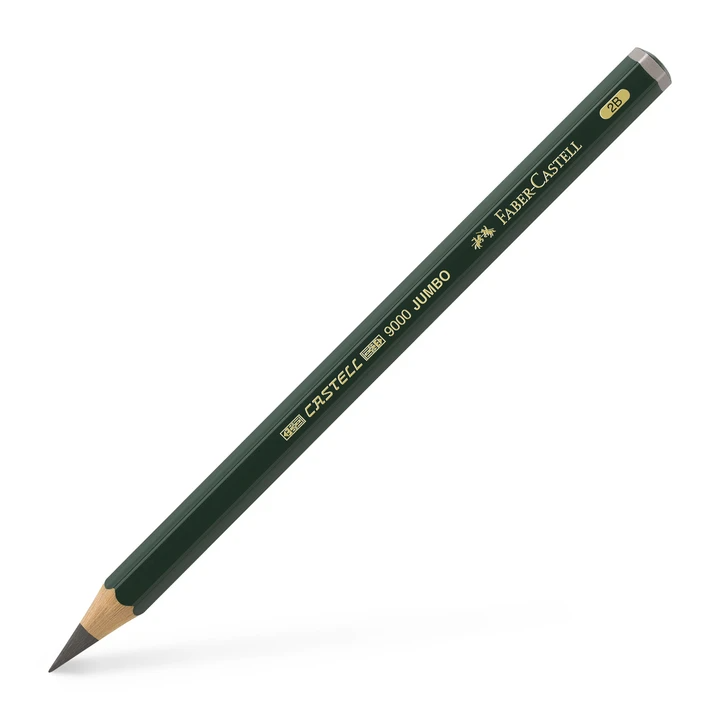 Faber-Castell - Crayons graphite Castell 9000 Jumbo