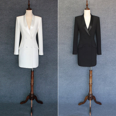 Women’s Fashion Coat and Skirt Set – Elegant Matching Suit Outfit