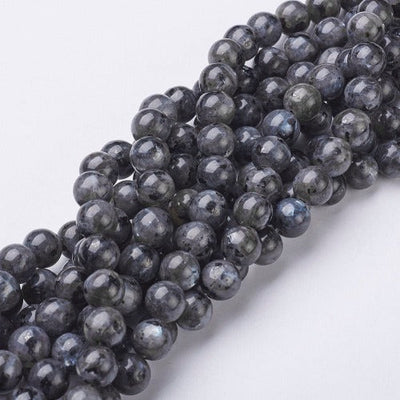 Larvikite Gemstone Beads