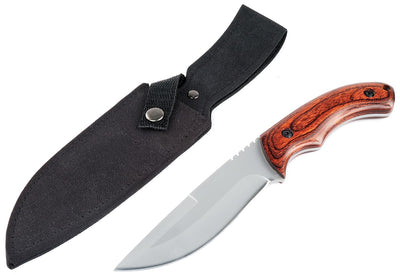 Couteau de ceinture Bushline Outdoors avec manche en bois