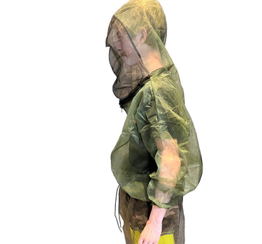 Bushline Outdoors Adult Unisex Pullover All-Mesh 1/2 Zip Bug Jackets
