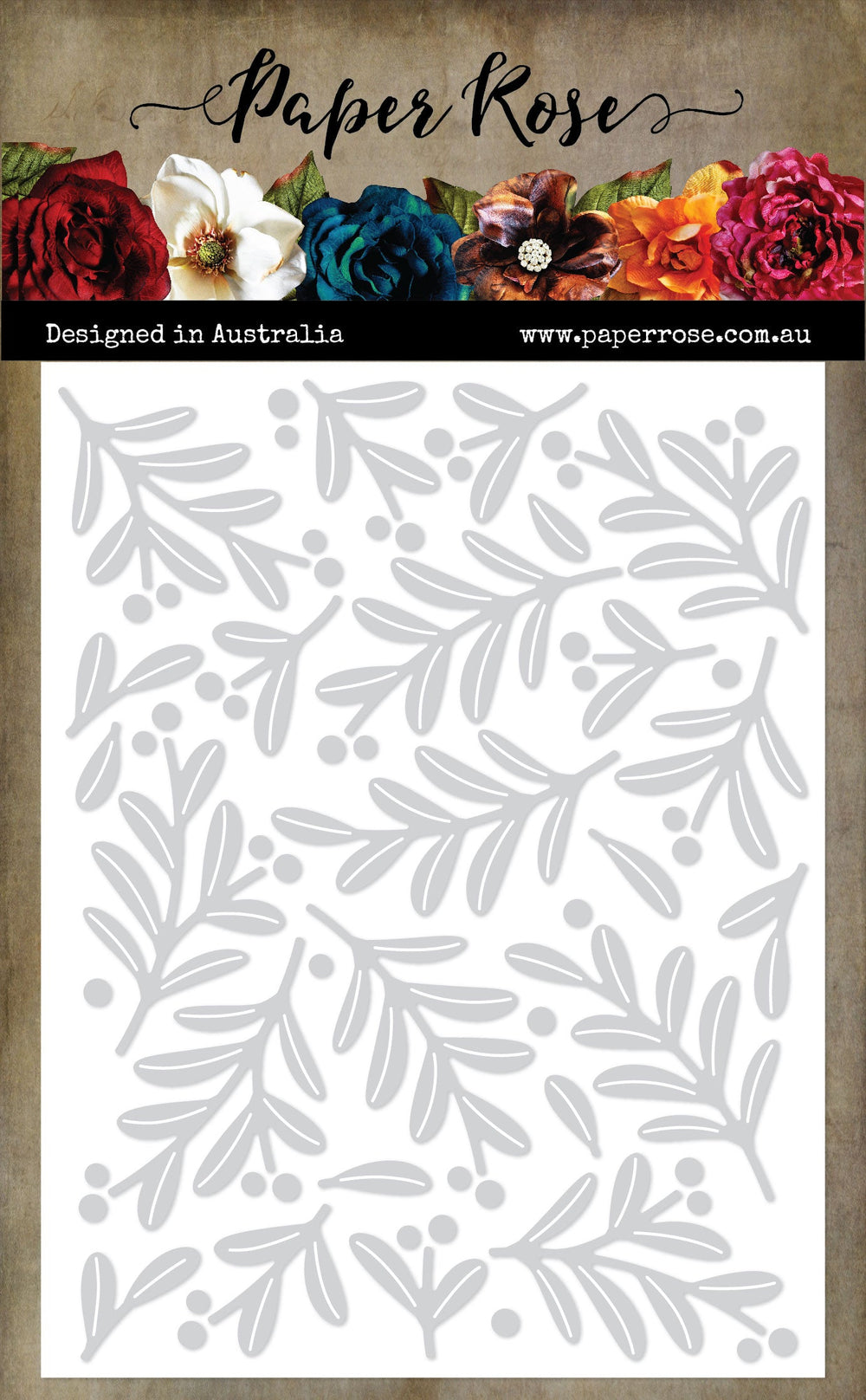 Floral Christmas Coverplate Die 32466 — Ecstasy Crafts