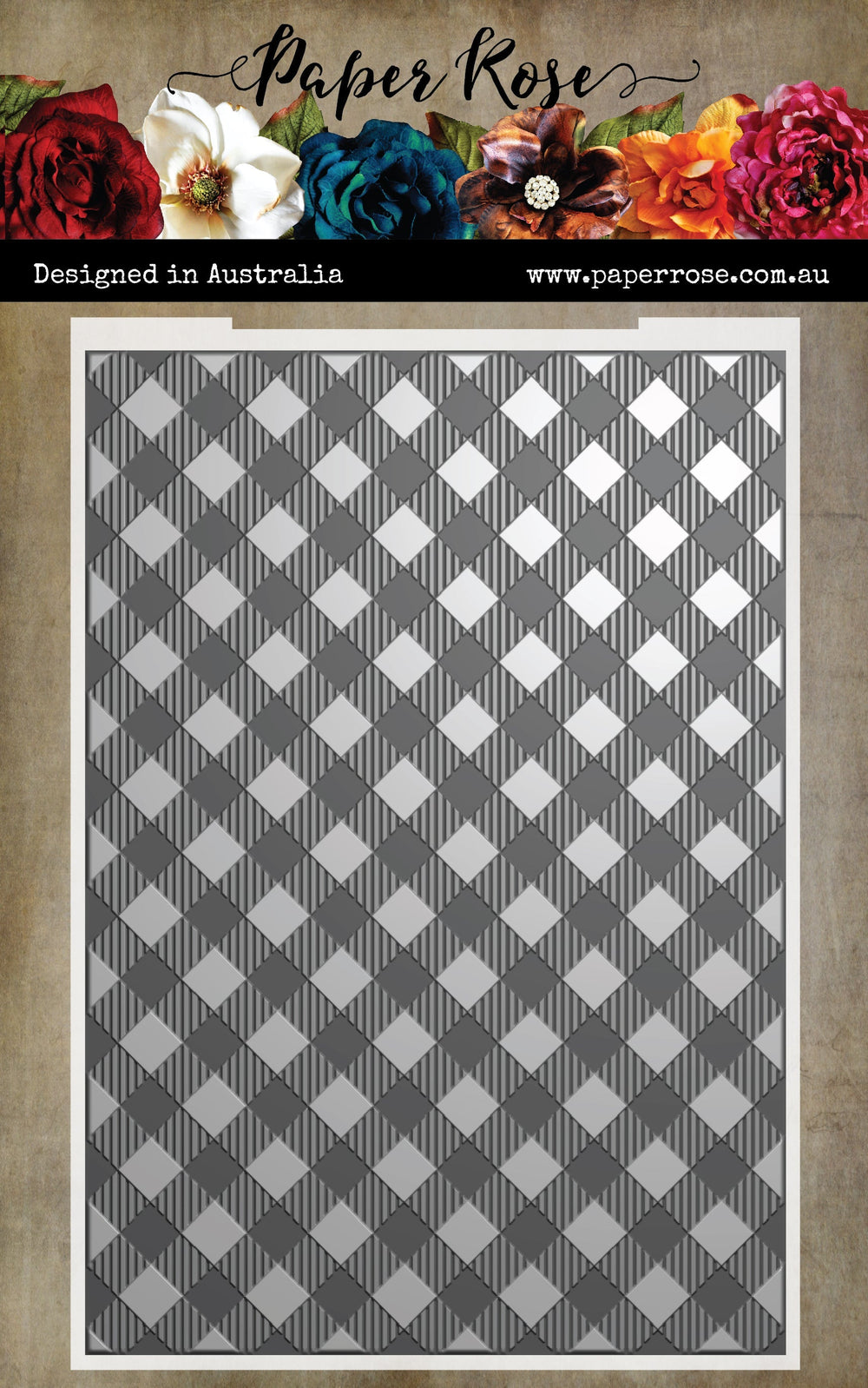 Buffalo Plaid 3D Embossing Folder 32952