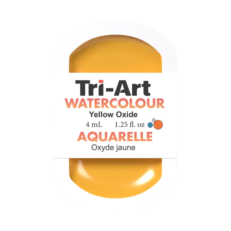 Godets d'aquarelle Tri-Art - Oxyde jaune - 4 ml