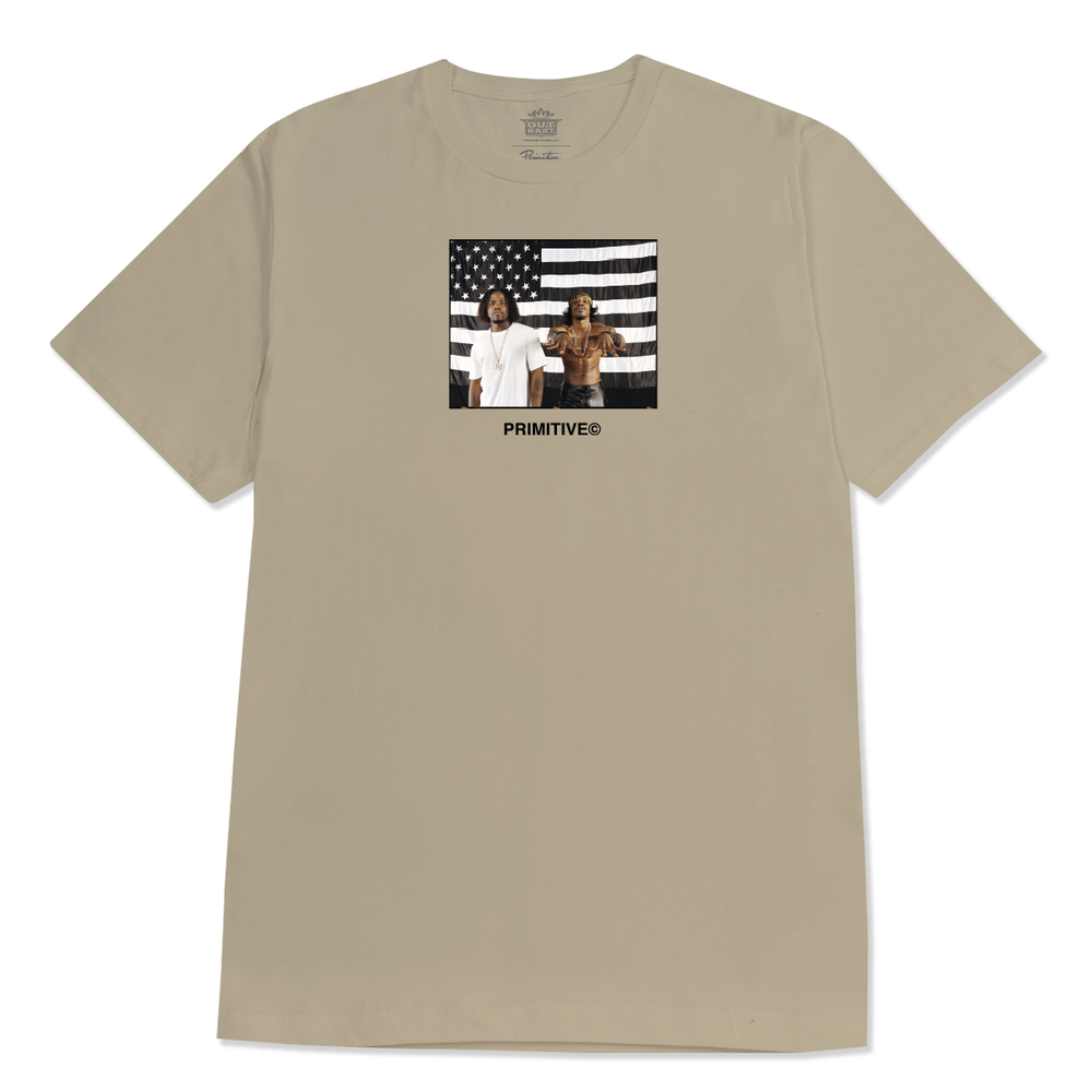 Primitive x Outkast "Stripes" T-shirt - Sable