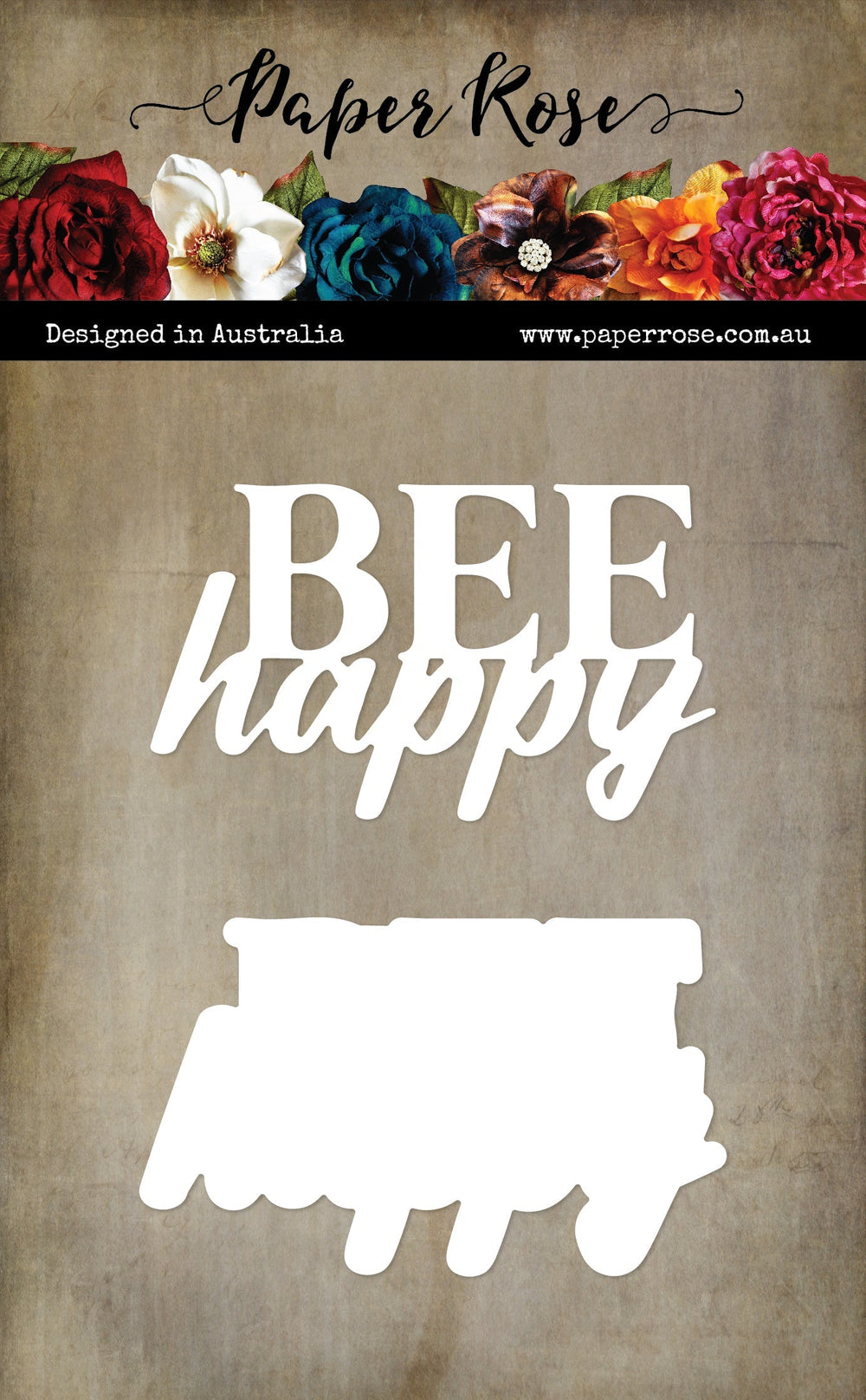 Bee Happy Layered Metal Dies 33936 — Ecstasy Crafts