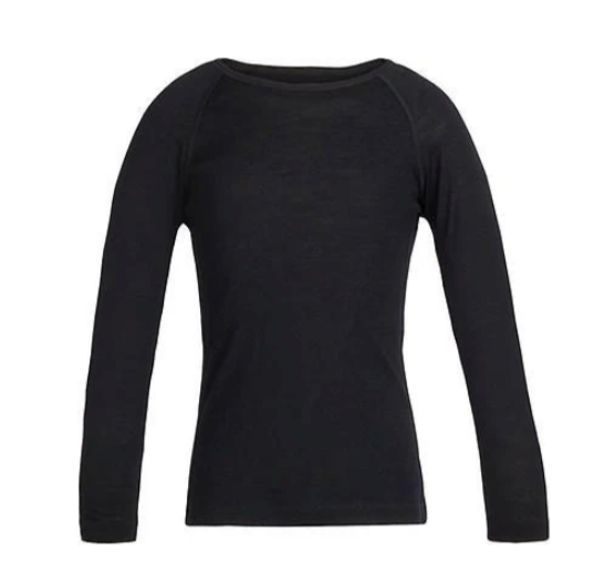 Haut Kombi B2 en Mérinos Mélangé Homme Col Ras du Cou 190g Couches de Base Mi-lourdes XL