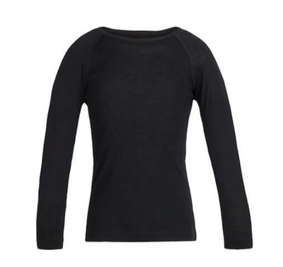 Haut Kombi B2 en Mérinos Mélangé Homme Col Ras du Cou 190g Couches de Base Mi-lourdes XL