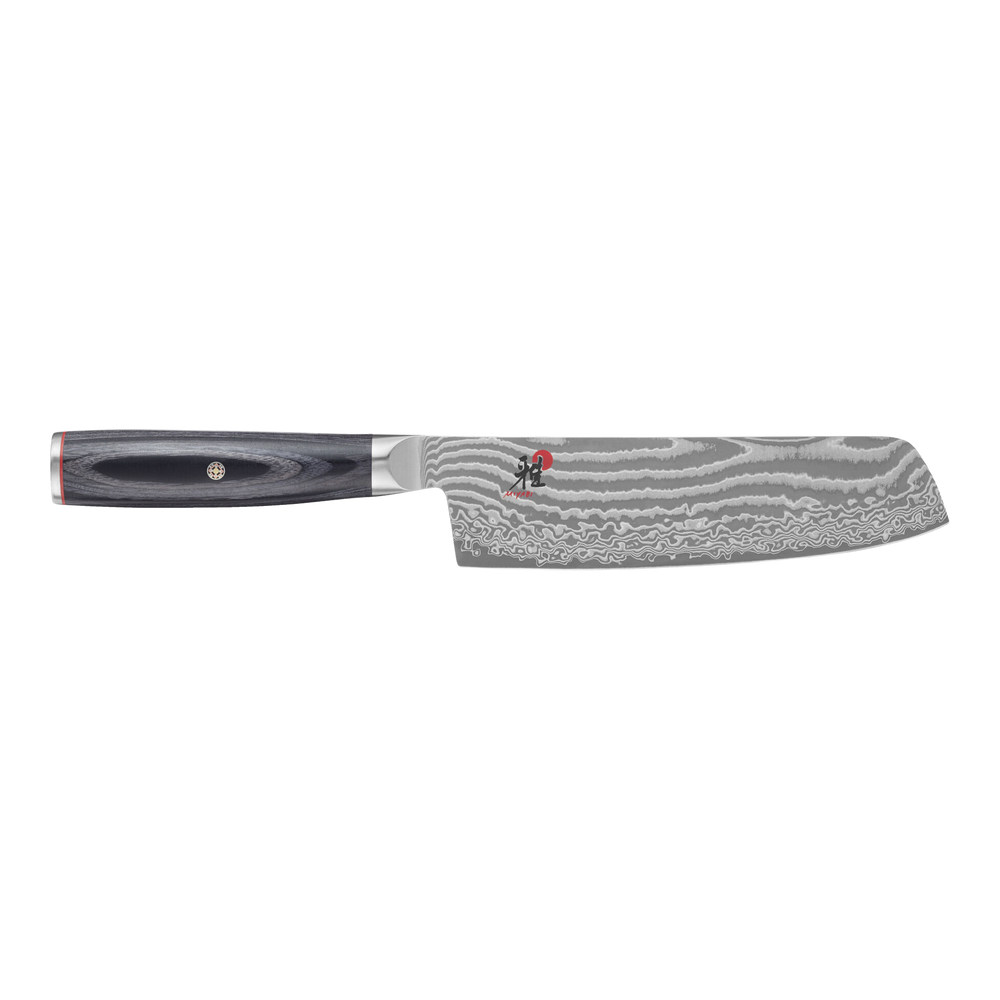 Miyabi Kaizen II 5000FCD Nakiri Knife 6.5″ – FC61 Core, Damascus Steel