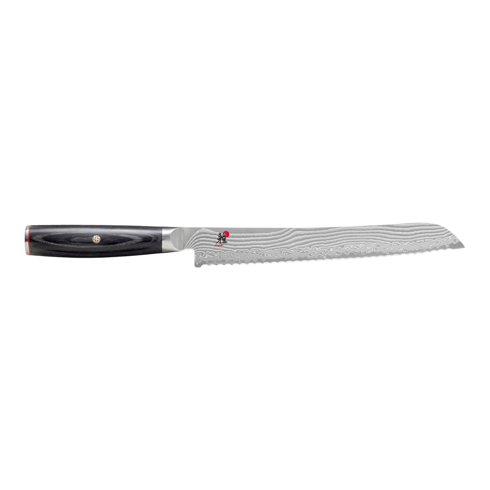 Miyabi Kaizen II 5000FCD Bread Knife 9.5" – FC61, Damascus Steel