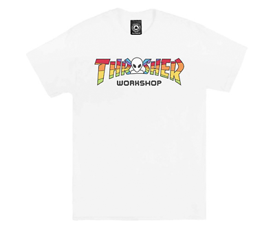 T-shirt Thrasher x Alien Workshop 'Spectrum' - Blanc