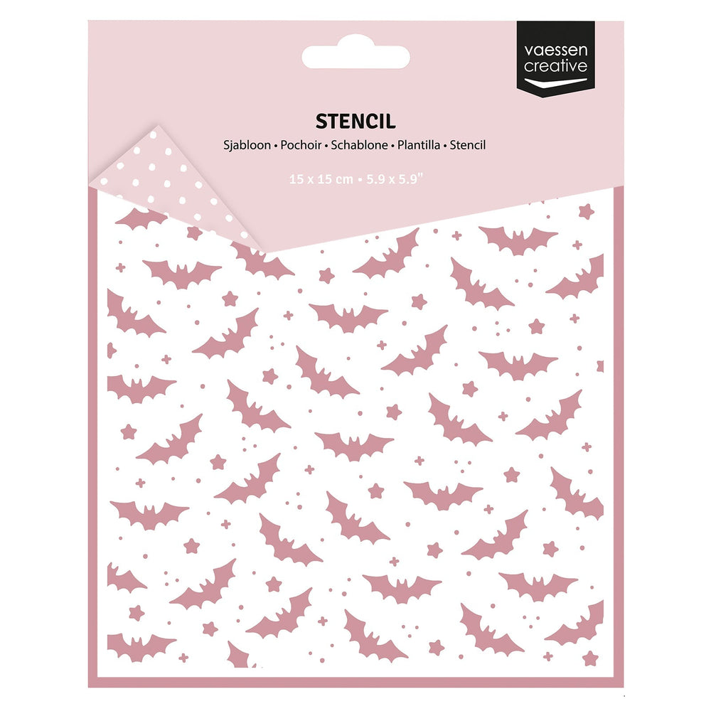 Vaessen Creative • Pochoir Chauves-souris 5,9x5,9 po