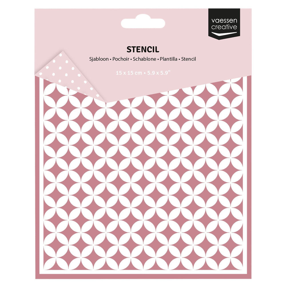 Vaessen Creative • Stencil Graphic Stars 15x15cm