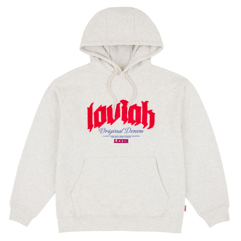 Loviah 'Original Denim' Hoodie - Heather Grey