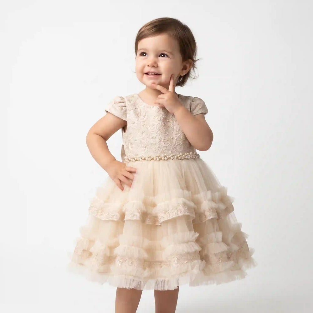 Robe Bébé "Golden Charm"