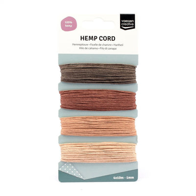 Vaessen Creative Cordon en Chanvre Naturel 4x10m