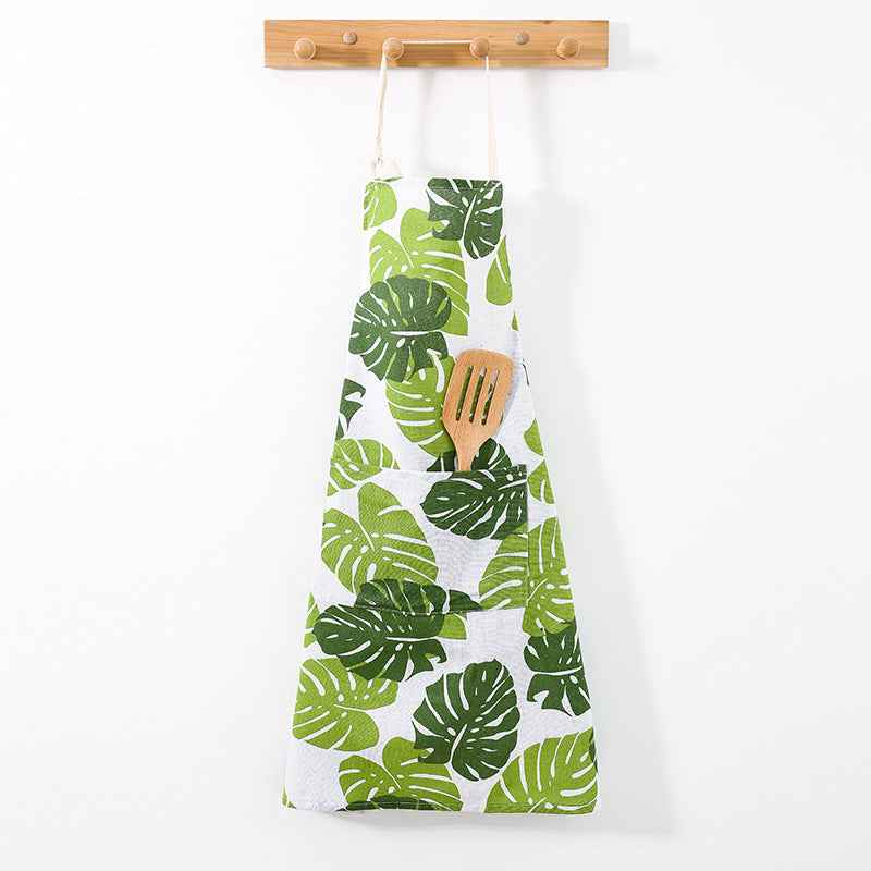 Tablier de cuisine en coton et lin
