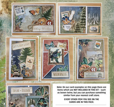3Quarter Designs - Card Collection - Wilderness Adventures