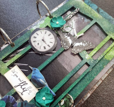 3Quarter Designs - Mini Album Base Kit - Urban Turquoise
