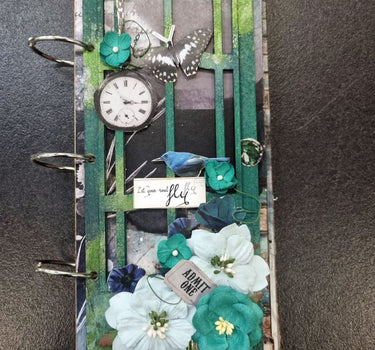 3Quarter Designs - Mini Album Base Kit - Urban Turquoise