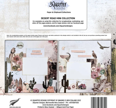 3Quarter Designs - Mini Scrapbook Collection - Desert Road