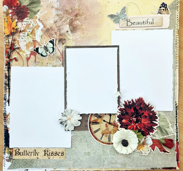 3Quarter Designs - 12" X12" Paper Pack - Autumn Butterfly