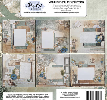 3Quarter Designs - Scrapbook Collection - Moonlight Collage