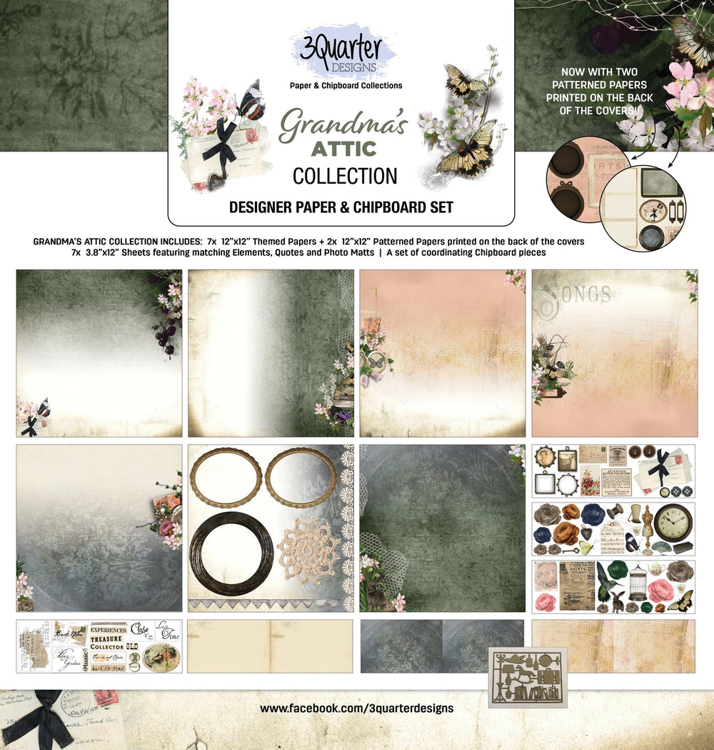 Collection Le grenier de mamie 3Quarter Designs