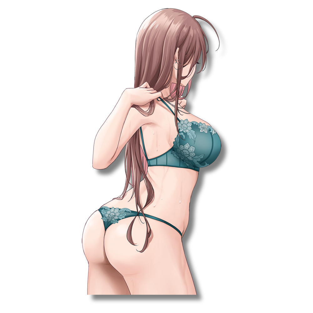 Z7: Nana Teal Lingerie Sticker