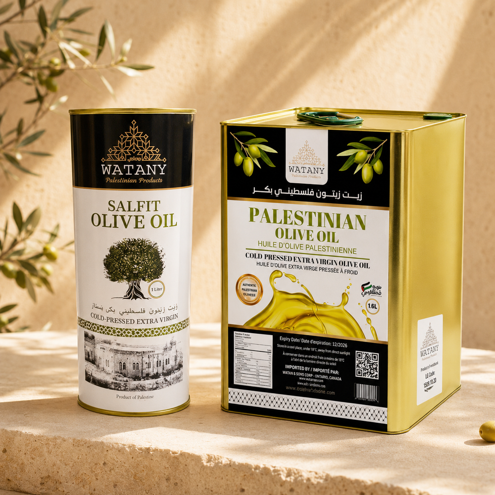 Salfit Palestinian Extra Virgin Olive Oil – 1L & 16L
