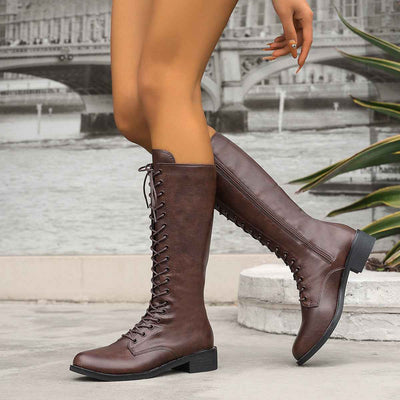 Bottillons Style Britannique pour Femmes – Bottillons à Fermeture Latérale Tendance Douce