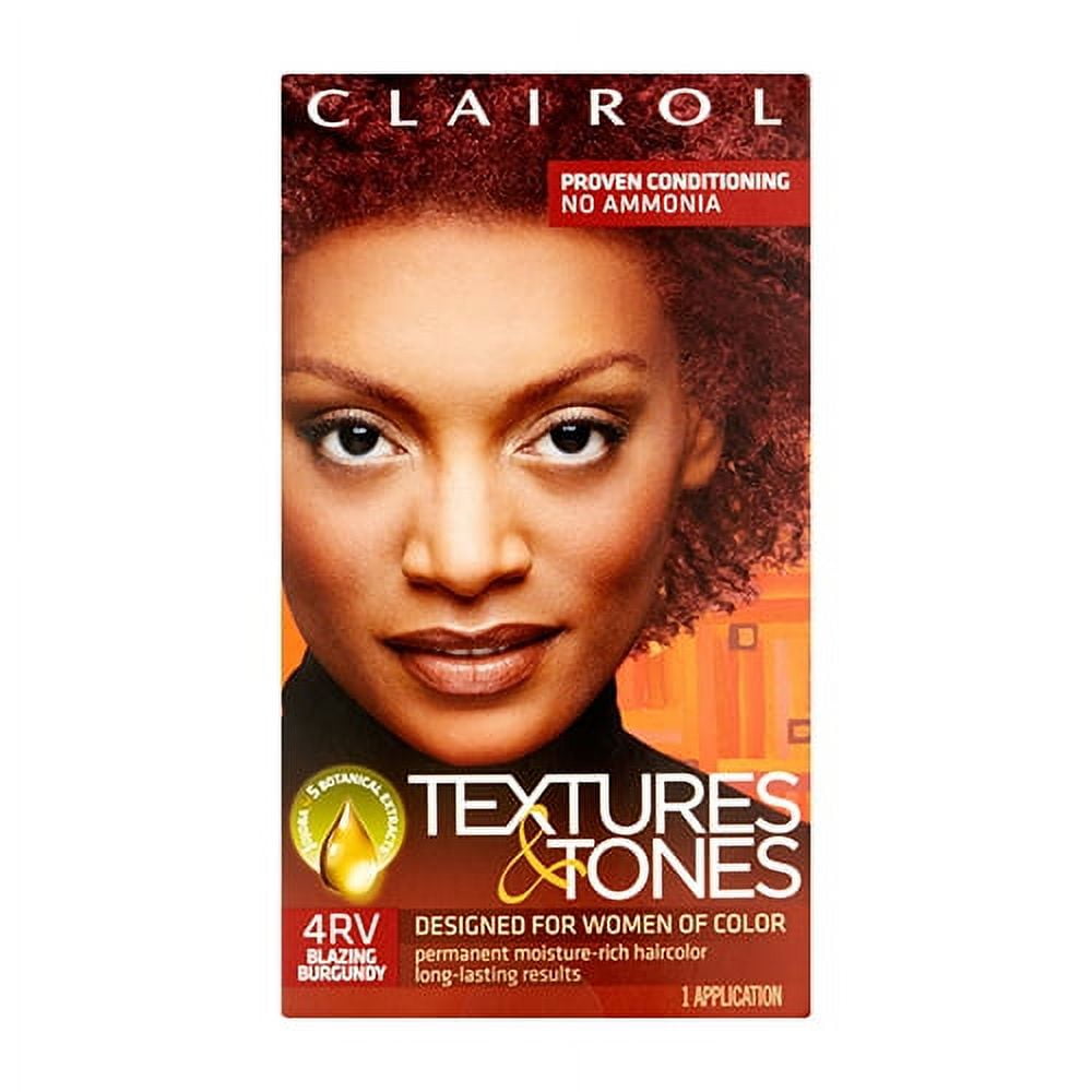 CLAIROL TEXTURES & TONES - 4RV BLAZING BURGUNDY