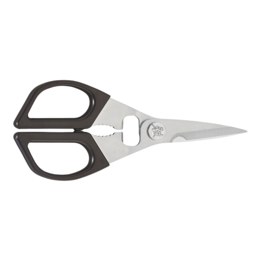 Ciseaux de cuisine MIYABI 22 cm – Fabriqués au Japon, Manche noir