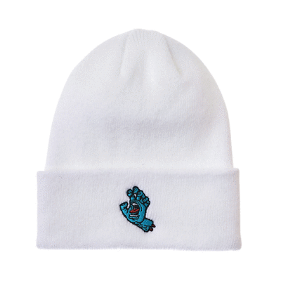 Bonnet 'Screaming Hand' de Santa Cruz - Blanc