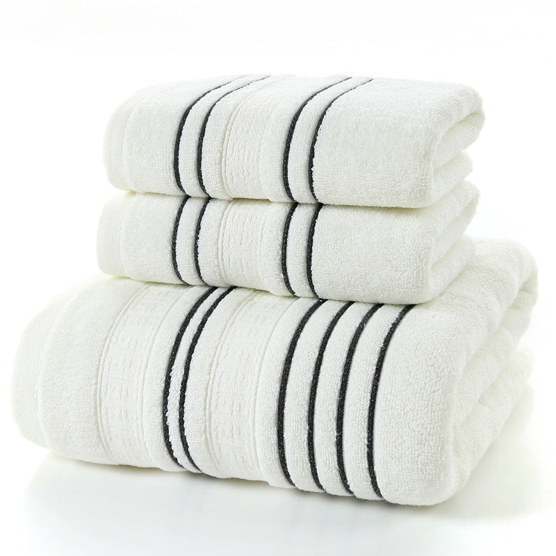 Serviette et serviette de bain en pur coton pour la maison