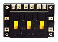 Connecteur Électrique Atlas 3 Interrupteurs SPST Marche/Arrêt en Parallèle