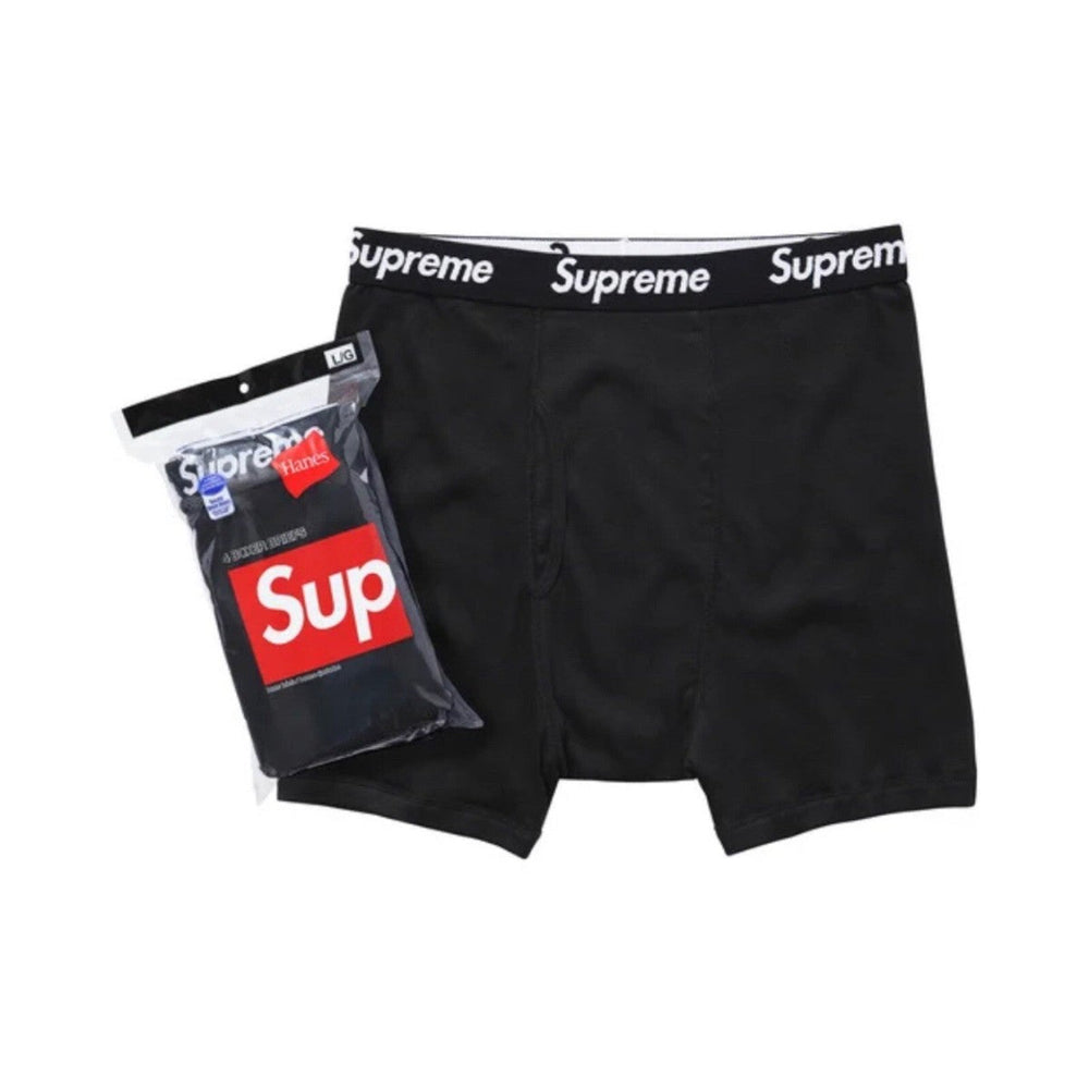 Supreme x Hanes Boxers-Briefs - Noir