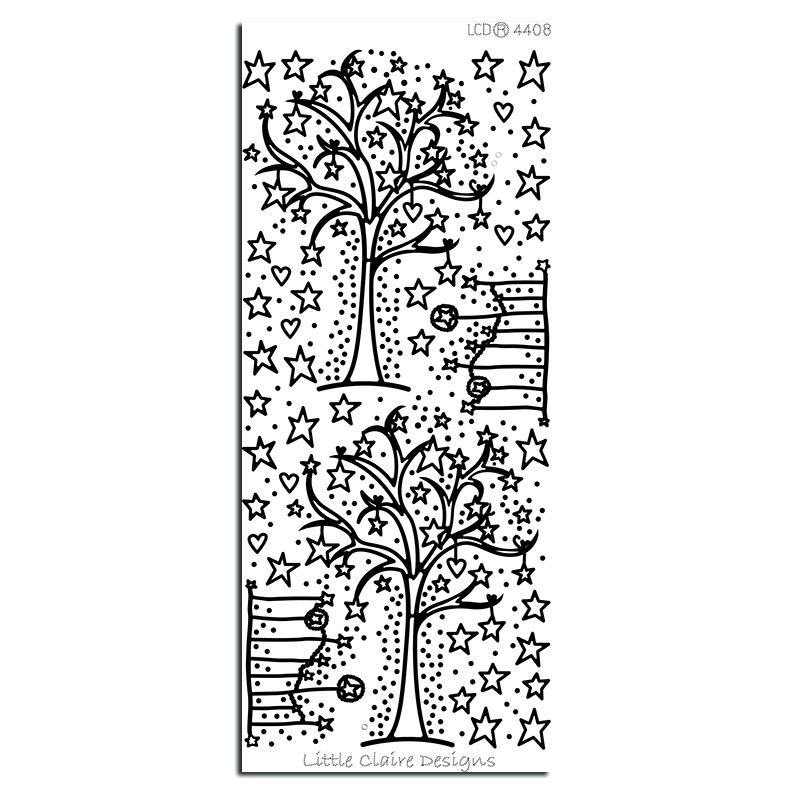 Autocollant Arbre étoilé