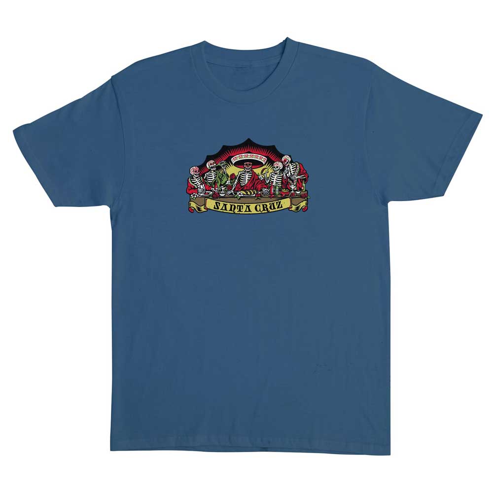 T-shirt 'Guzman Dead Diners' de Santa Cruz - Bleu Crépuscule