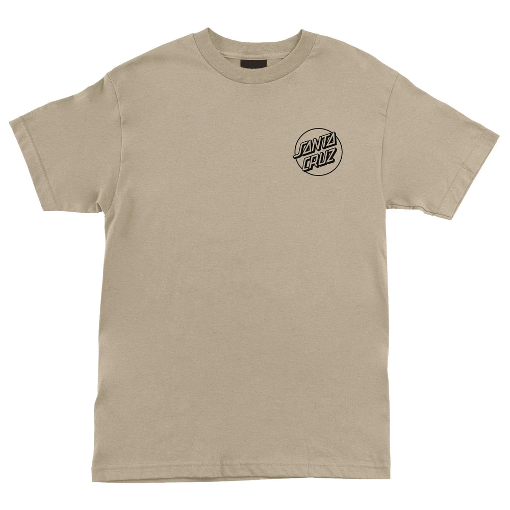 Santa Cruz 'Opus Dot' Tee - Sand