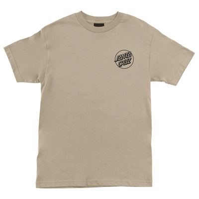 Santa Cruz 'Opus Dot' Tee - Sand