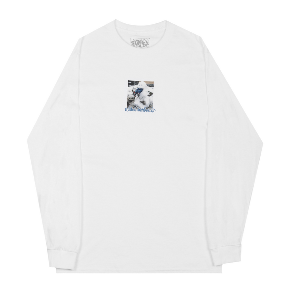 Frosted Skateboards 'Snowman Graphic' L/S Tee - White
