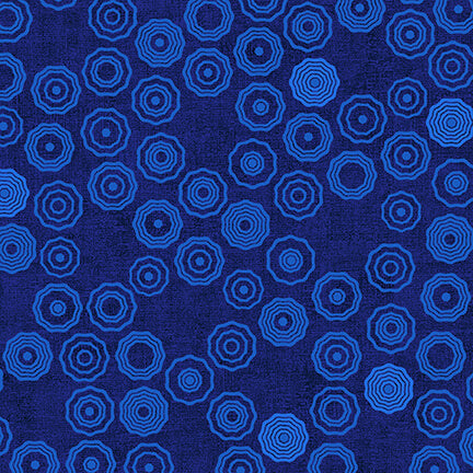 Stof - Basically - 4512-854 Blue - Blue Circle — Cottage Quilting Ltd.