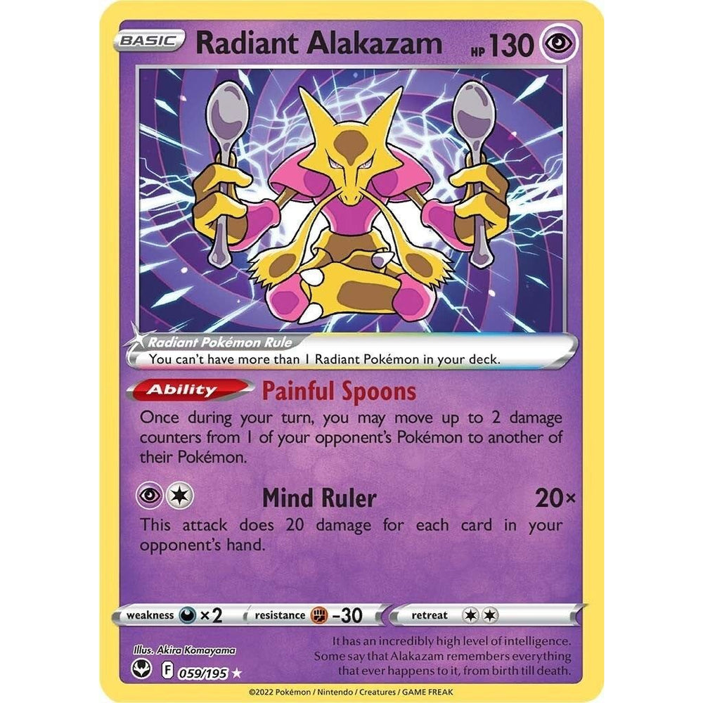 Radiant Alakazam (059/195) (SWSH12)