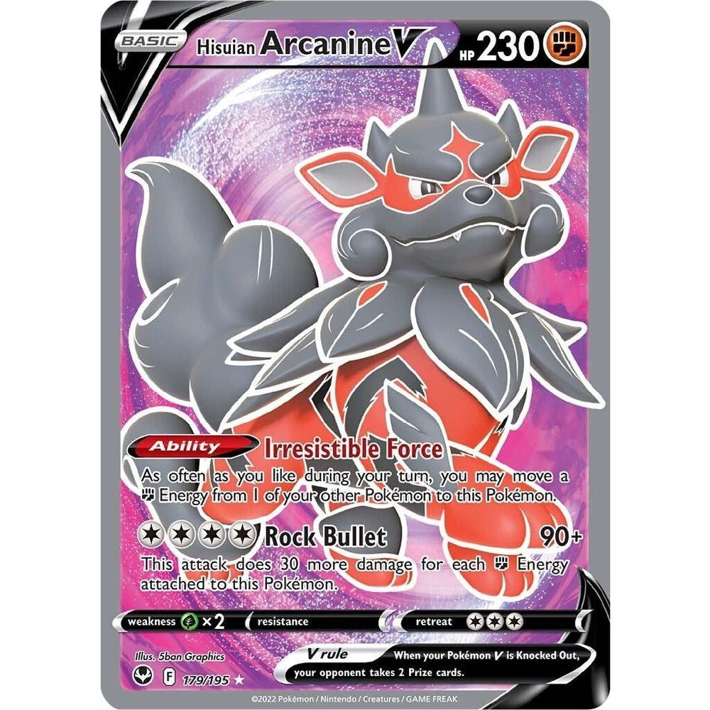 Arcanin de Hisui V (Art complet) (179/195) (SWSH12)